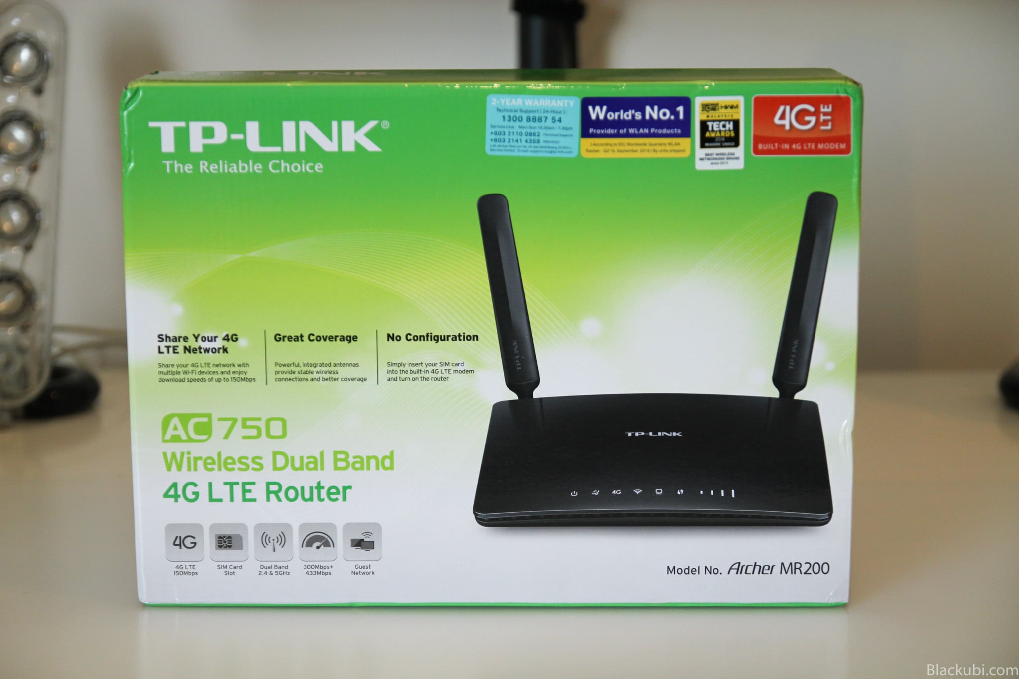 TP-Link Archer MR200, 3G/4G Wireless AC750 Router, 750Mbps