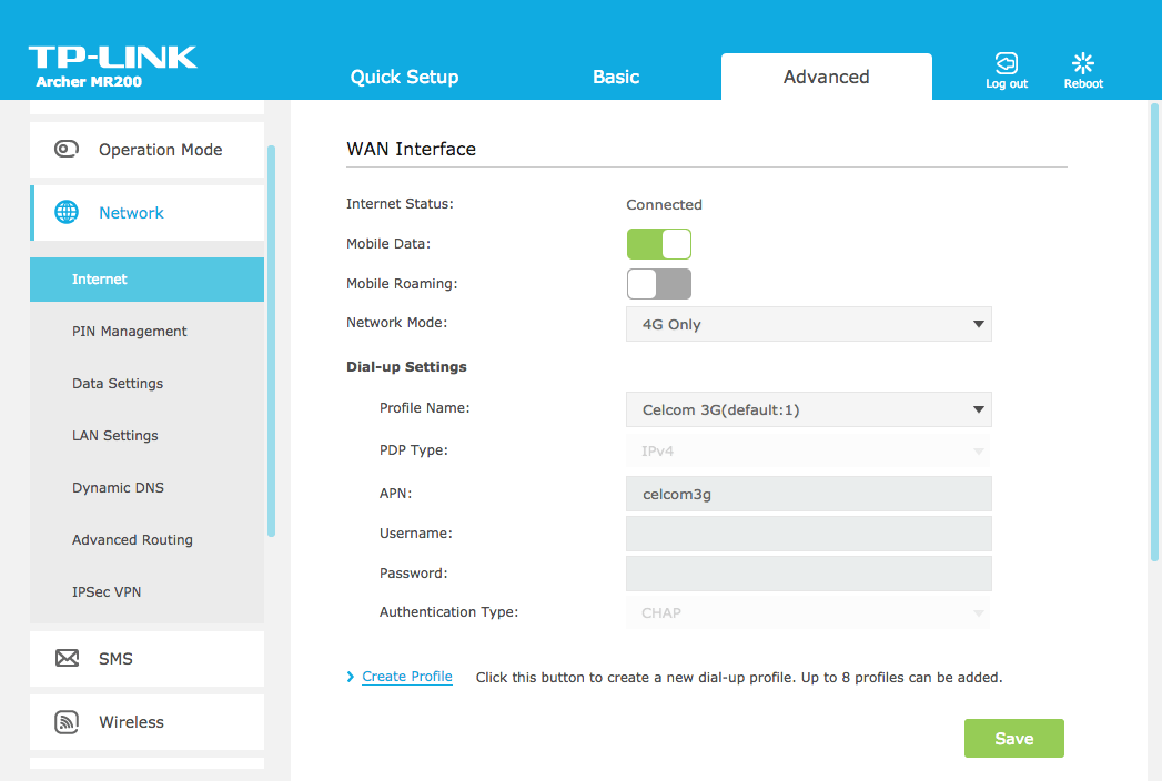 TP-Link Archer MR200, LTE Router