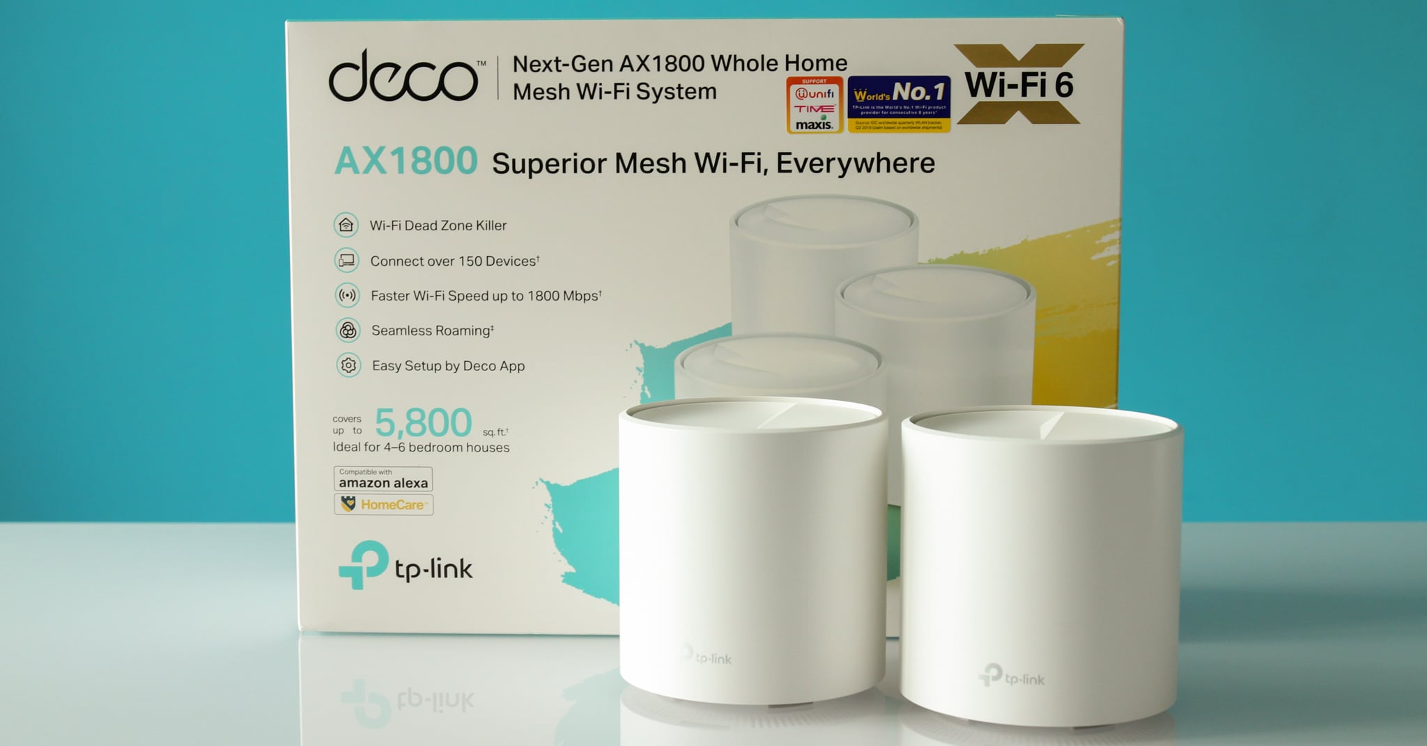 TP-Link Deco WiFi 6 Mesh AX 3000Mbps Deco X50(3-pack) - Système