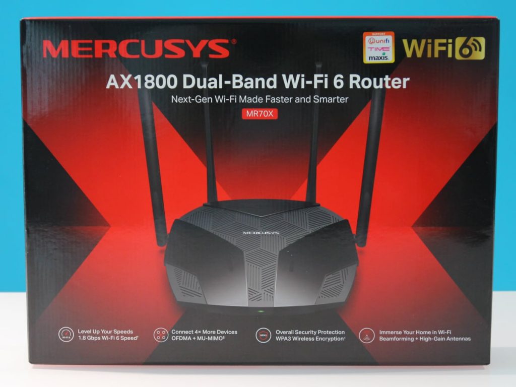 MERCUSYS AX1800 Dual-Band WiFi 6 Router (MR70X) - The source for WiFi  products at best prices in Europe 